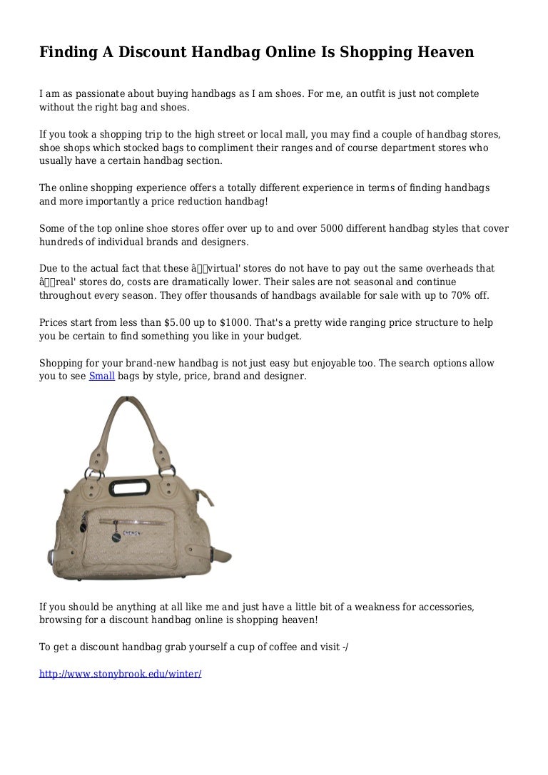 discount handbags online