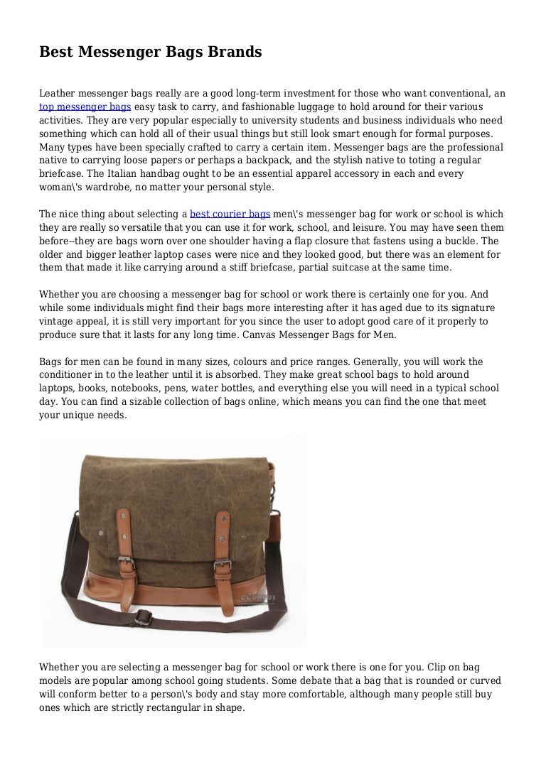 best messenger bags for school