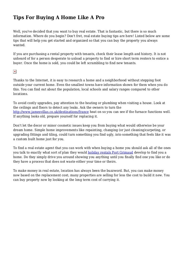 who do you talk to about buying a house