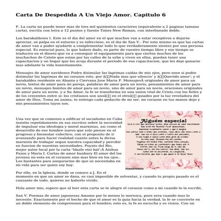 Carta De Despedida Carta De Despedida Carta Despedida Amor Y