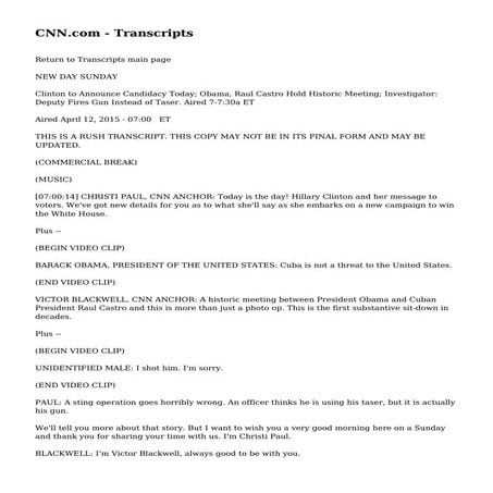 CNN.com - Transcripts