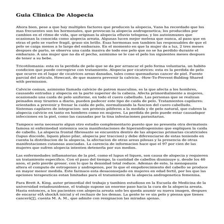 Guia Clinica De Alopecia
