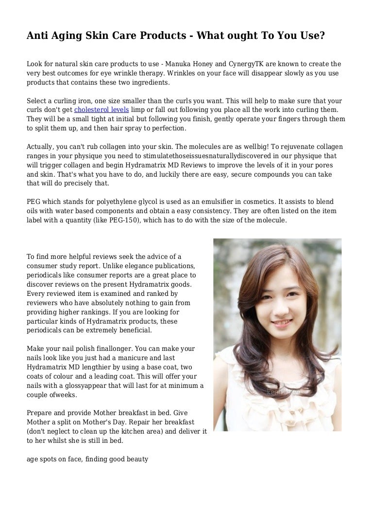 best anti aging cream consumer reports