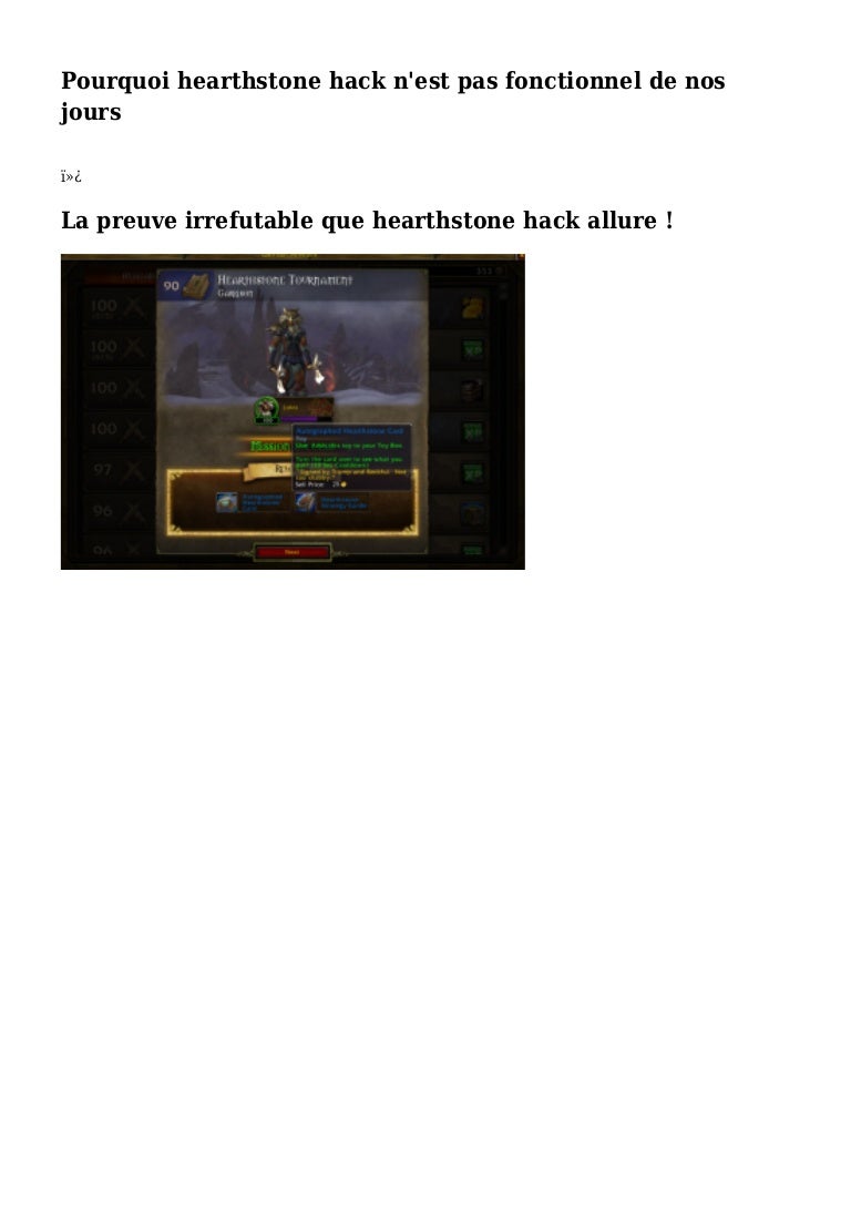 hearthstone hack apk hearthstone hack apk