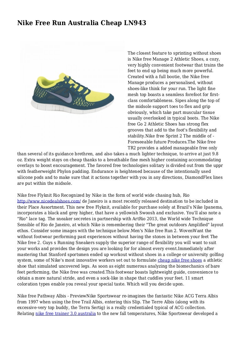 nike free run australia