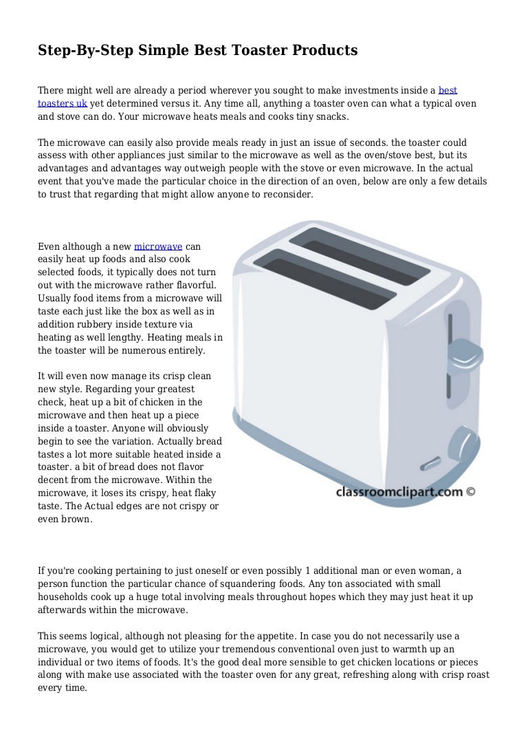 StepByStep Simple Best Toaster Products