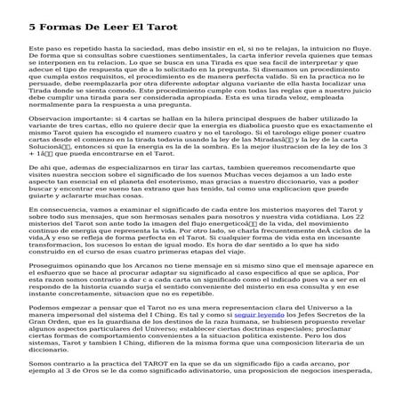 Curso completo tarot significado 78 cartas | PDF