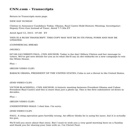 CNN.com - Transcripts
