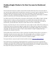 Finding Simple Products For Best Va...