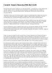 Plastic surgery thesis topics image