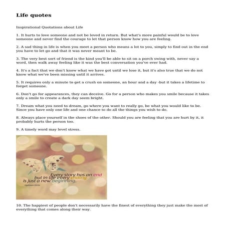 Life quotes
