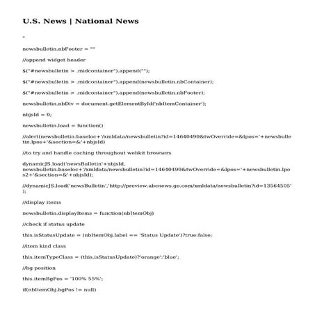 U.S. News | National News