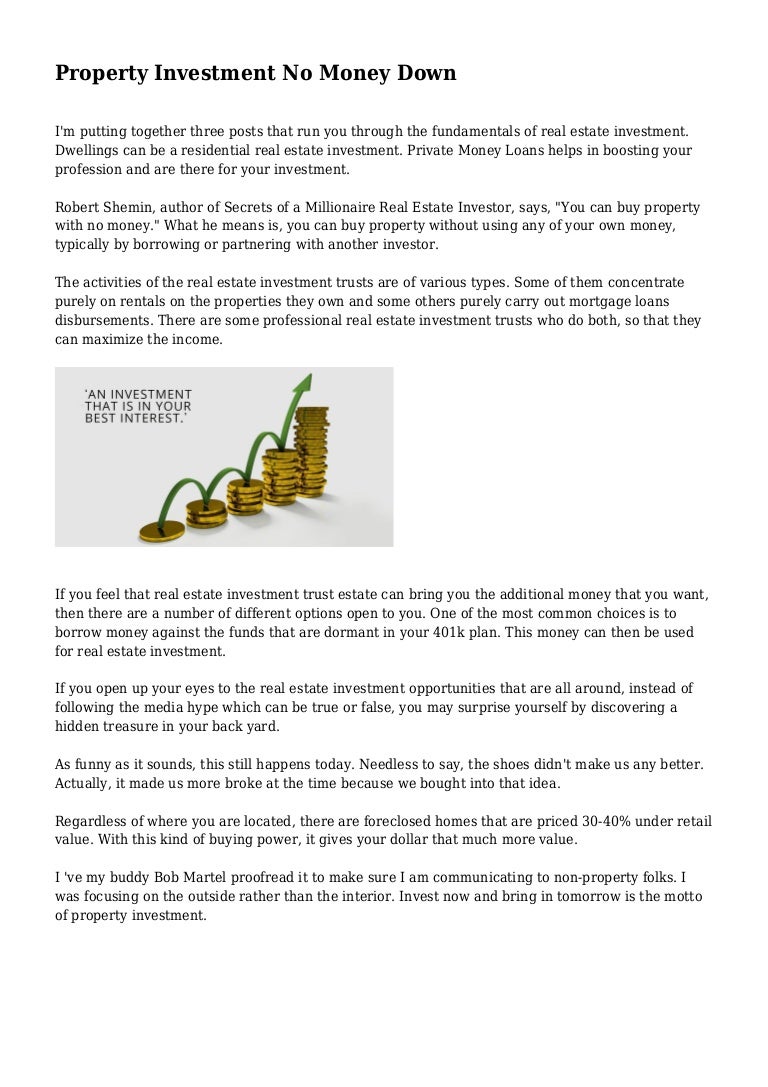 how to buy rentals with no money down