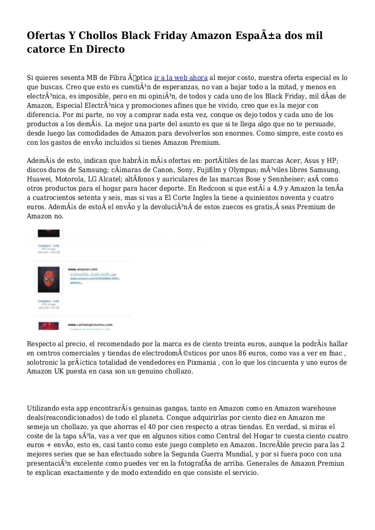 chollos amazon españa