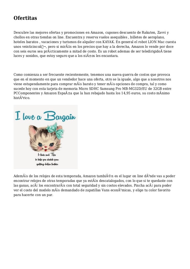 ofertitas amazon