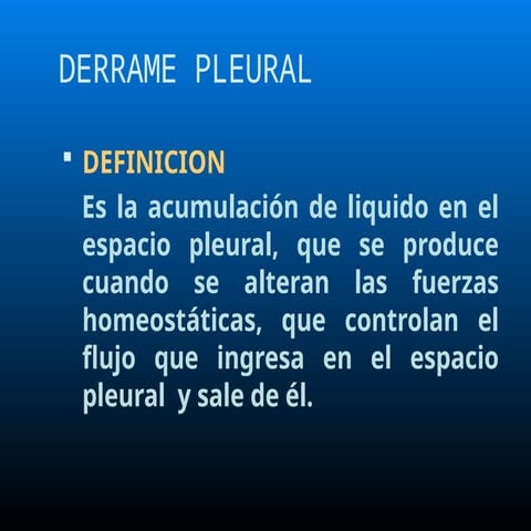 DERRAME PLEURAL EN PACIENTE HOSPITALIZADO