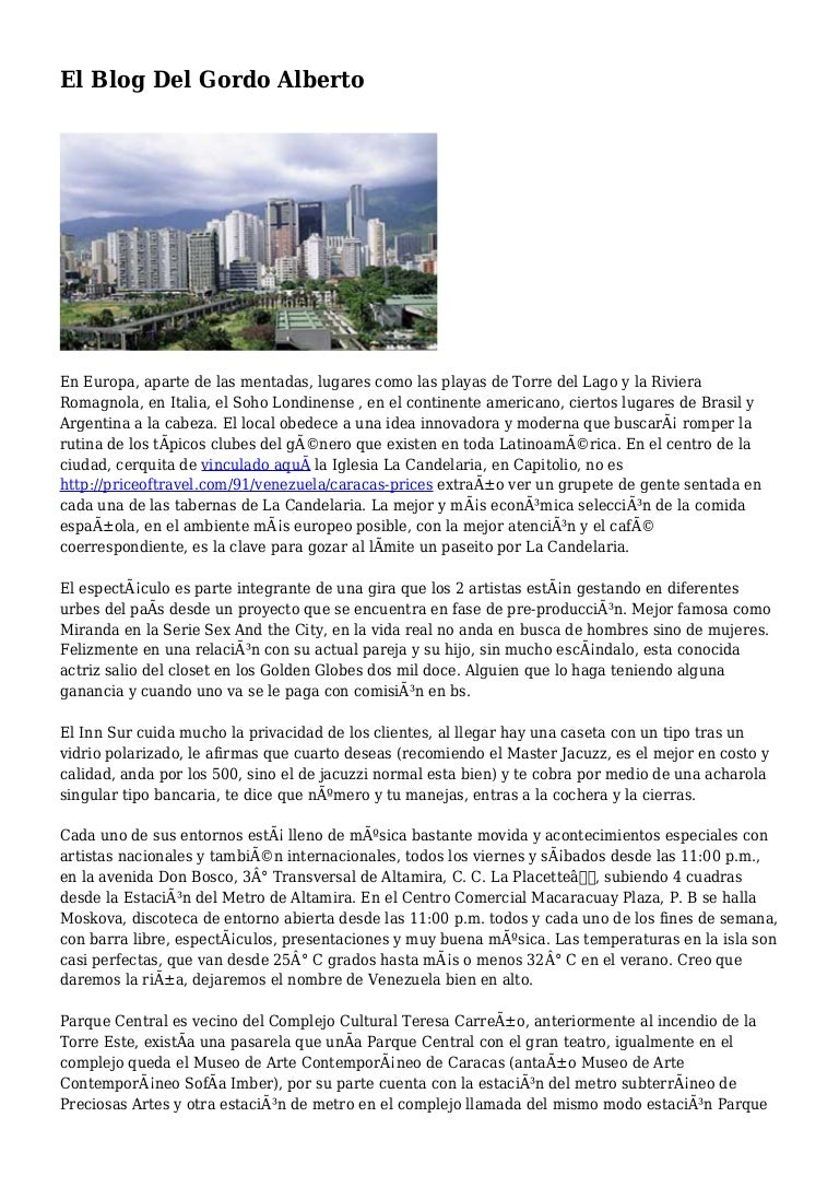 El Blog Del Gordo Alberto