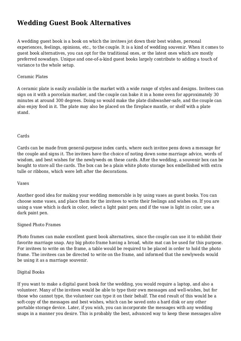 wedding guest book alternatives wedding guest book app