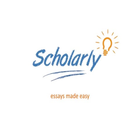 Scholarly - Dotforge 2013 Spring