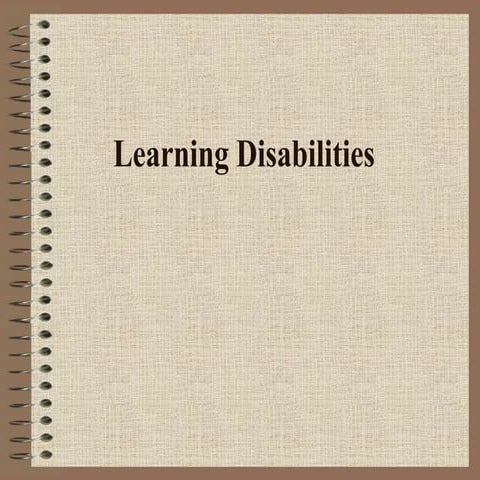learning disability