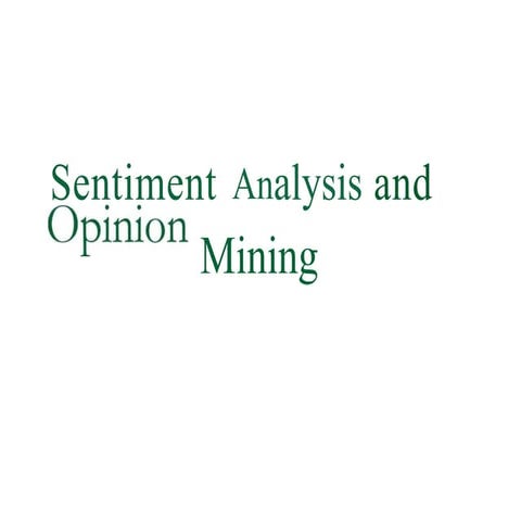 Sentiment Analysis and Opinion Mining NLP