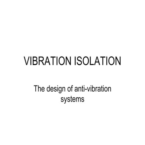 Vibration Isolator