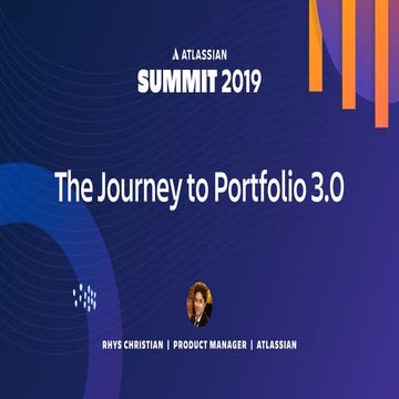 The Journey to Portfolio 3.0