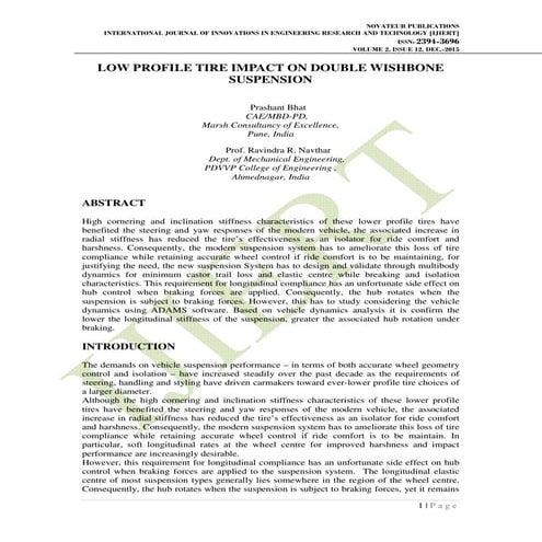 IRJET - Design and Analysis of Double Wishbone Suspension for Formula ...