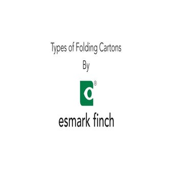 Types of Folding Carton
