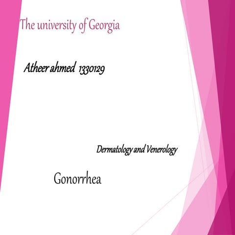 gonorrhea