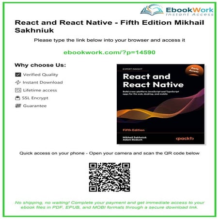 PDF React and React Native - Fifth Edition Mikhail Sakhniuk download | PDF