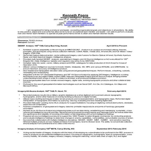 Resume end | DOCX