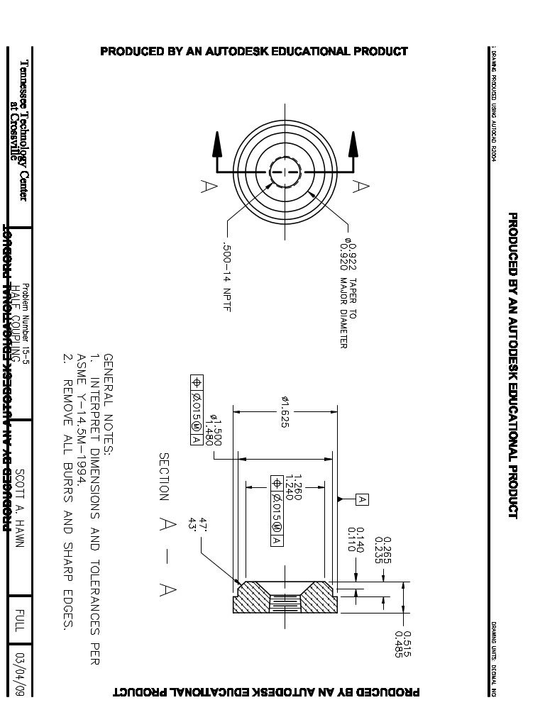 14.5 Half Coupling Model