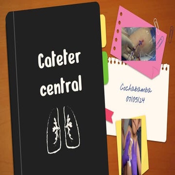 Prsentacion sobre Cateter venoso central