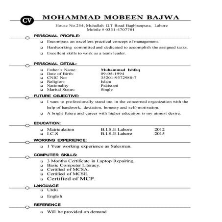 Mohammad Mobeen Bajwa