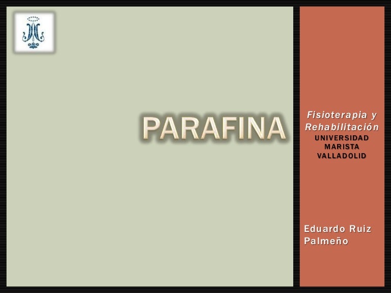 Parafina Terapeutica