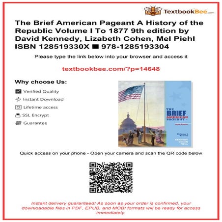 Comprehensive Guide to The Brief American Pageant History and Related ...