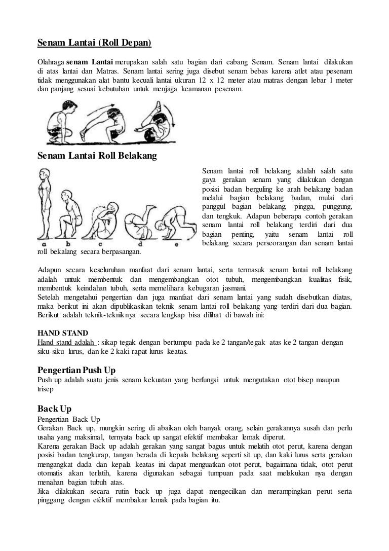 Senam Lantai Disebut Juga Cara Golden