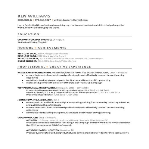 WILLIAMS_Ken Resume