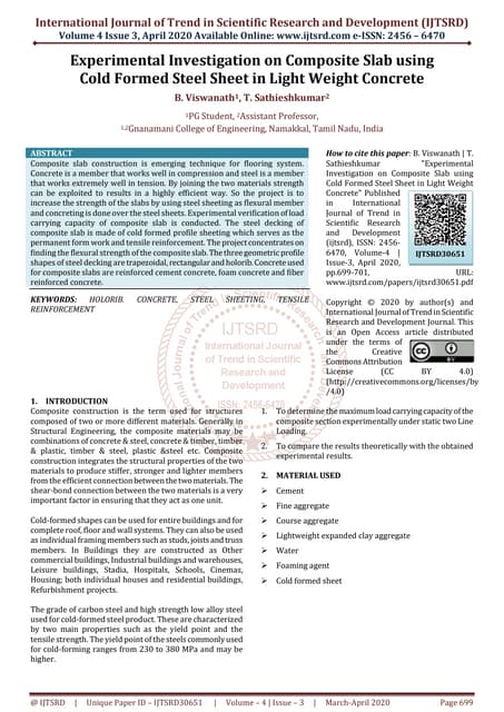 Composite Construction Method for Engineering and Architecture | PDF ...