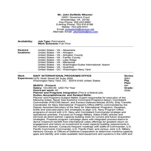 Long Form Resume_Experience_Wheeler, John D-1 | DOCX