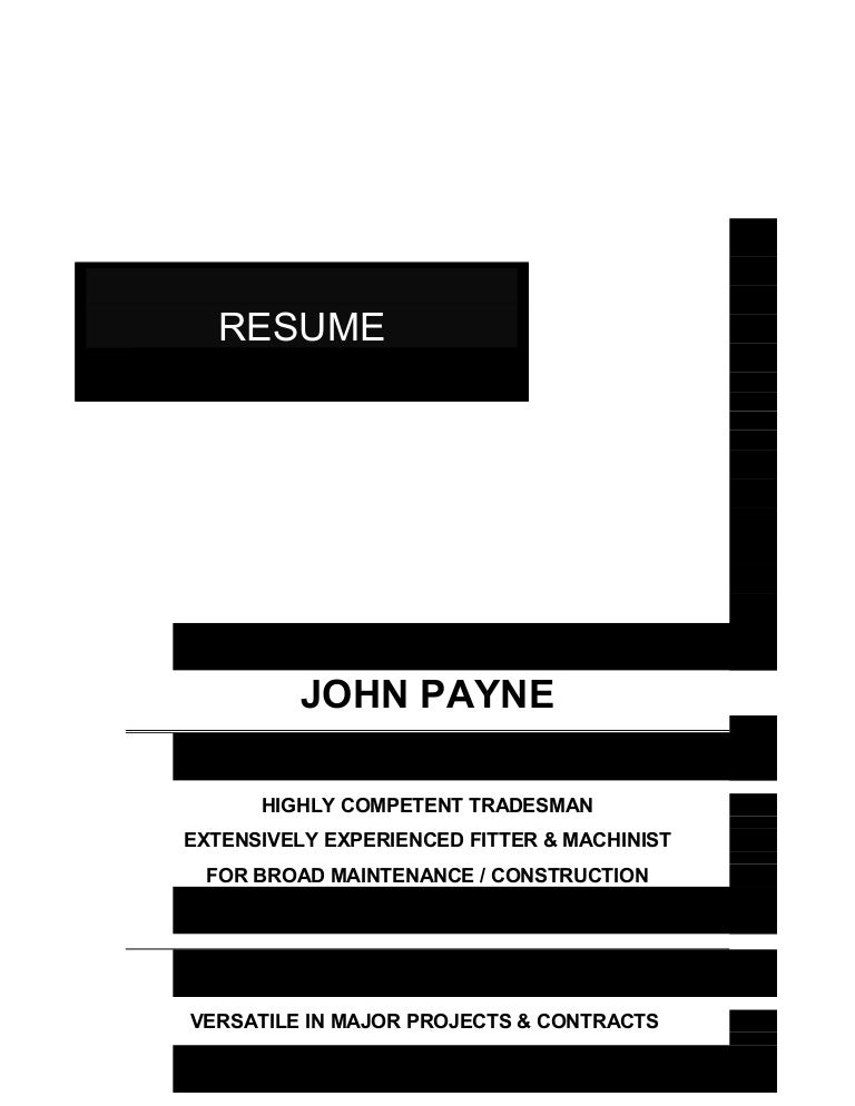 JOHN PAYNE RESUME 1