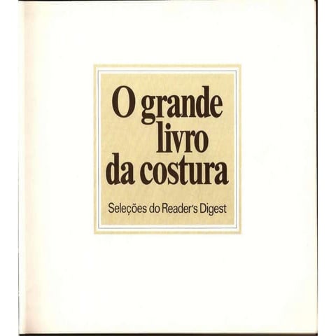 O Grande Livro da Costura
