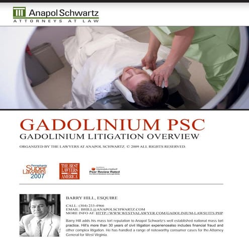 Gadolinium Litigation
