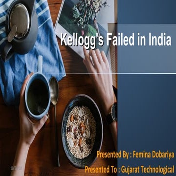 Kellogs failed in india