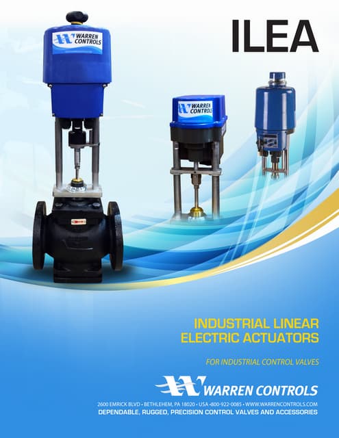 Industrial Linear Electric Actuators for Valves