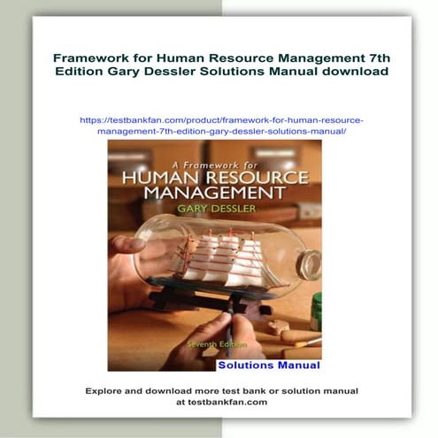 Framework for Human Resource Management 7th Edition Gary Dessler Solutions Ma...