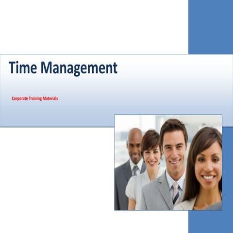 Time Management Training Materials for student