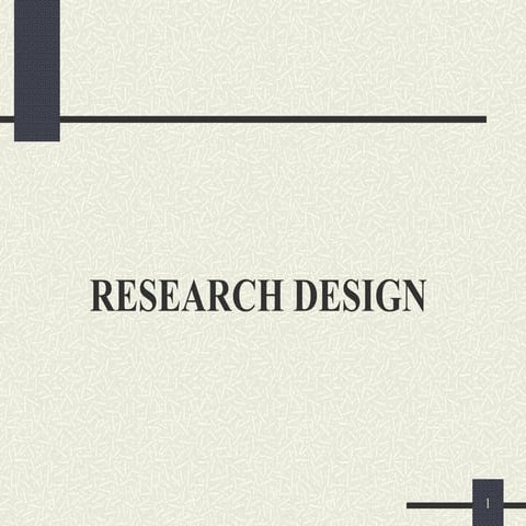 reasearch design ppttttttttttttttttttttt