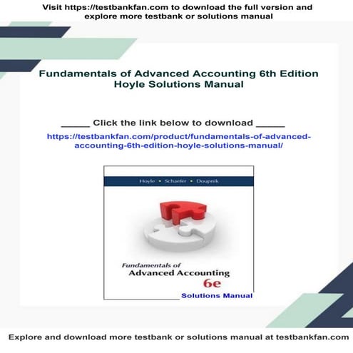 Solution Manual Advanced Accounting 9th Edition by Baker Chapter 11 | PDF